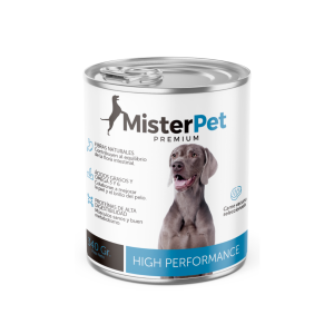 Alimento húmedo Perros Adultos Mister Pet High Performance 340 grs