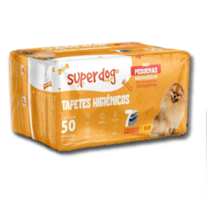 Tapetes higiénicos Superdog 60 x 55cm 50 unid.