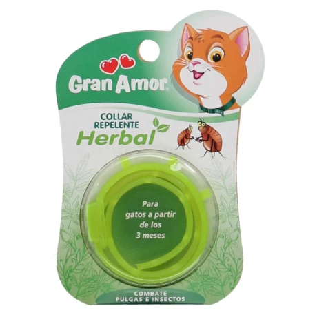 GRAN AMOR Collar Herbal para gatos