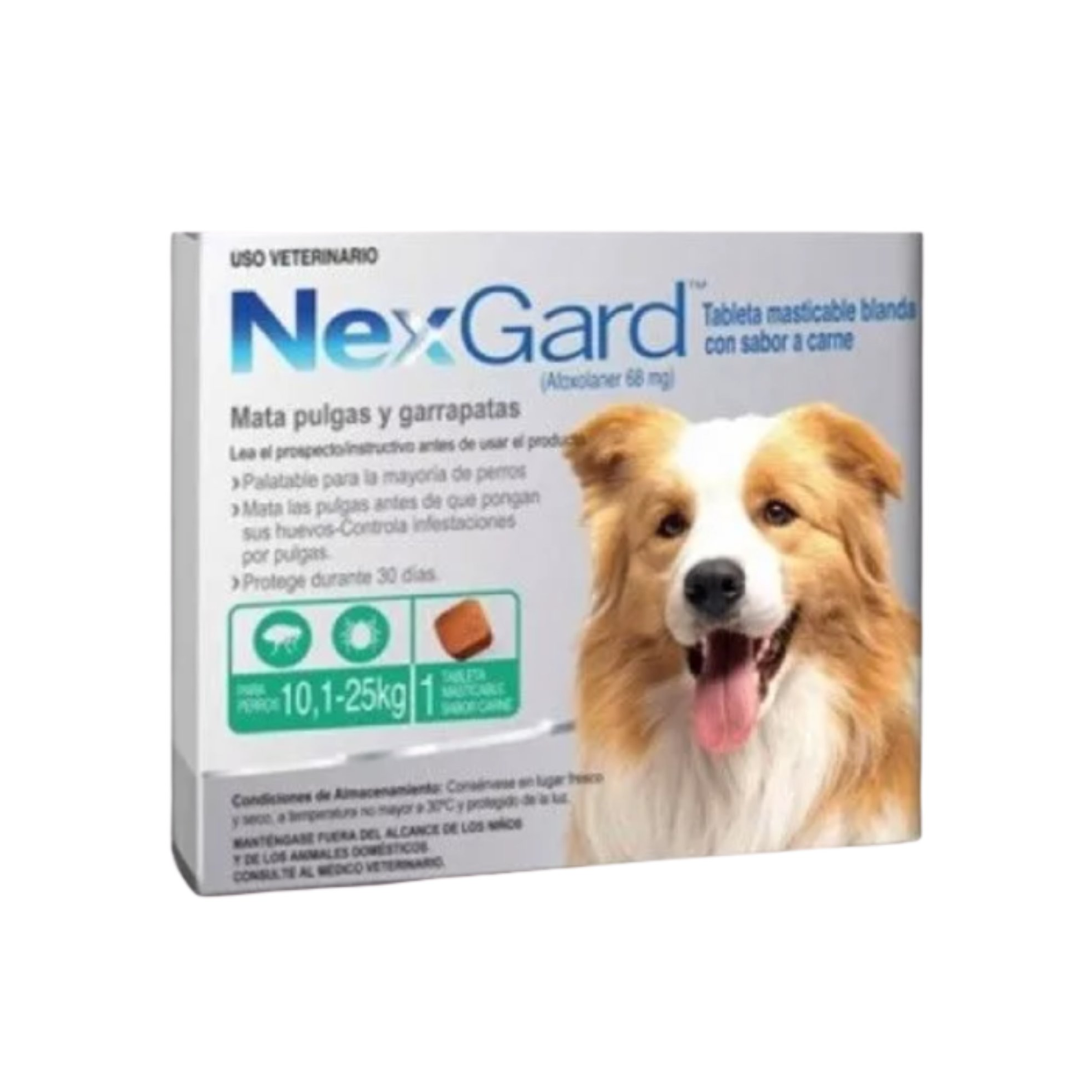 Nexgard 10-25 kg de 1 comprimido