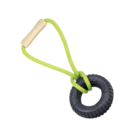 Neumático macizo Extra Fuerte grande con cuerda LCM 150mm