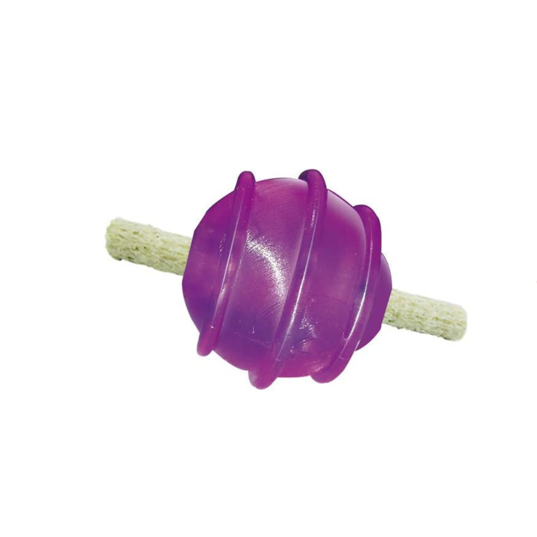Pelota porta palito de goma maciza flex Furacão Pet