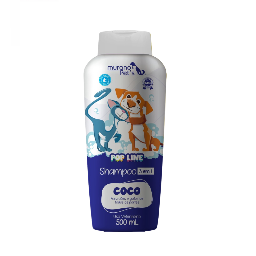 Shampoo Murano pet´s linea pop coco 500ml