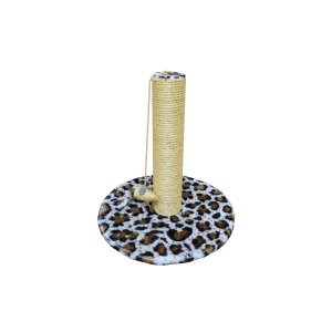 Rascador poste de madera y sisal mediano