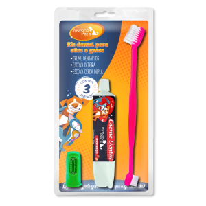 Kit dental Murano pet´s sabor frutilla