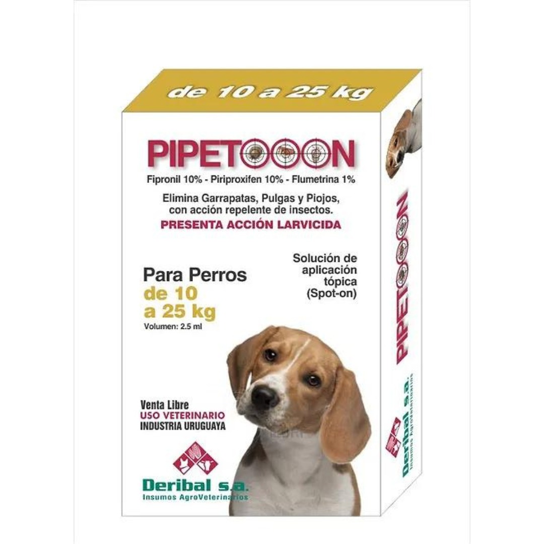 Pipeta para perro de 10 a 25 kg