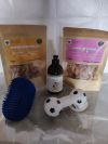 DESHIDRATADOS + MANOPLA + JUGUETE + BIO SHAMPOO ORGANICO KIT OTOÑO 3