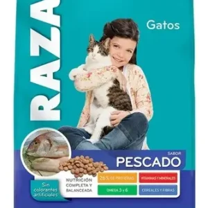 Alimento Gatos Adultos Raza Sabor Pescado X15kg