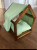 Camita casita para mascota chica en madera