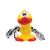 Pato de goma con cuerda LCM 130mm